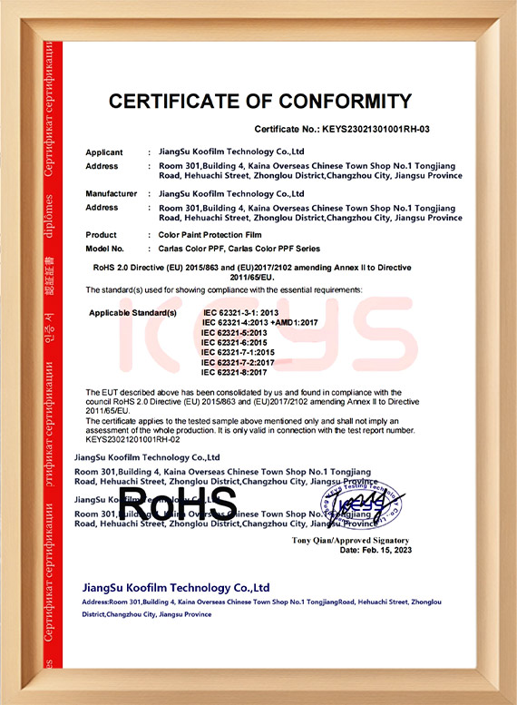 certificate about 
