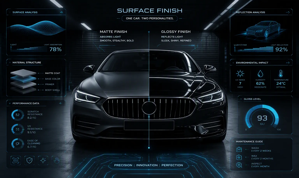 Matte vs Glossy PPF: Which is Better for Your Car?