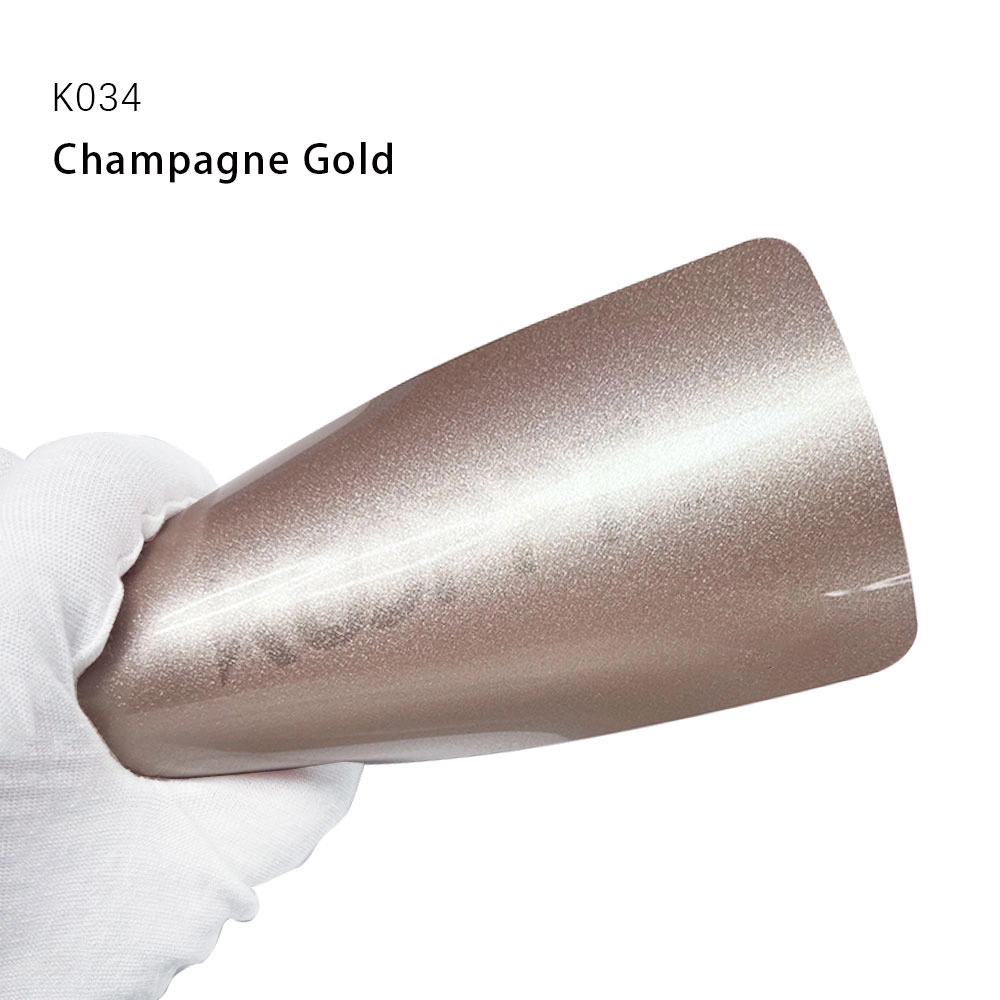 Champagne Gold Color PPF TPU Paint Protection Film Antiaging Stain Resistant Luxury Protection