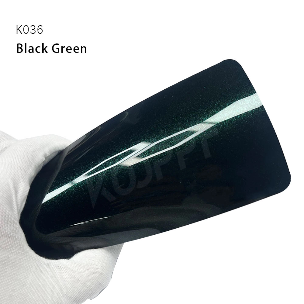 Black Green TPU Color Car Wrap Protection Film Sticker 1.52 X 16m/roll