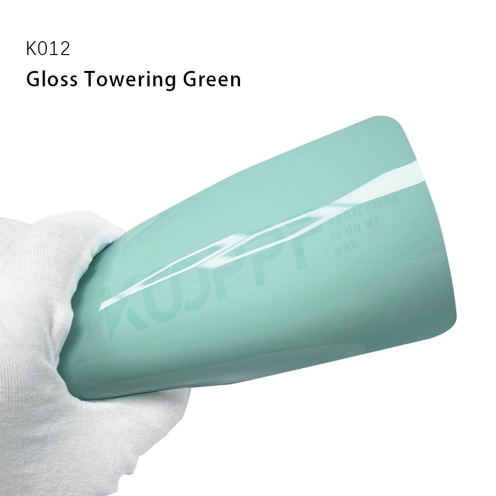Gloss Towering Green TPU Vehicle Wrap Colours PPF Paint Protection Used Cars Film