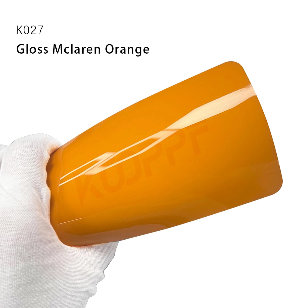 Car Full Body Wrap Gloss Mclaren Orange TPU Color Car Paint Protection Film Dry Application & Wet Application