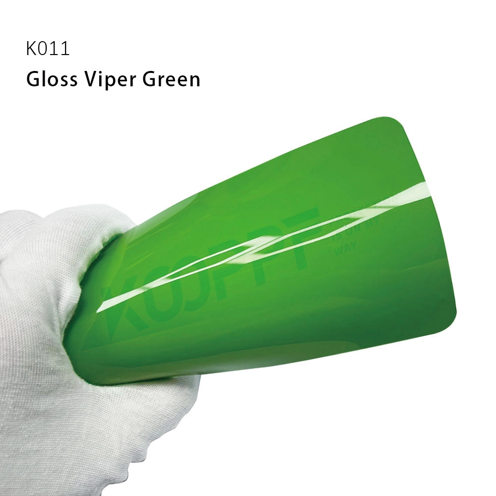 Gloss Viper Green TPU PPF Paint Protection Film Vehicle Wrap Colors Cost