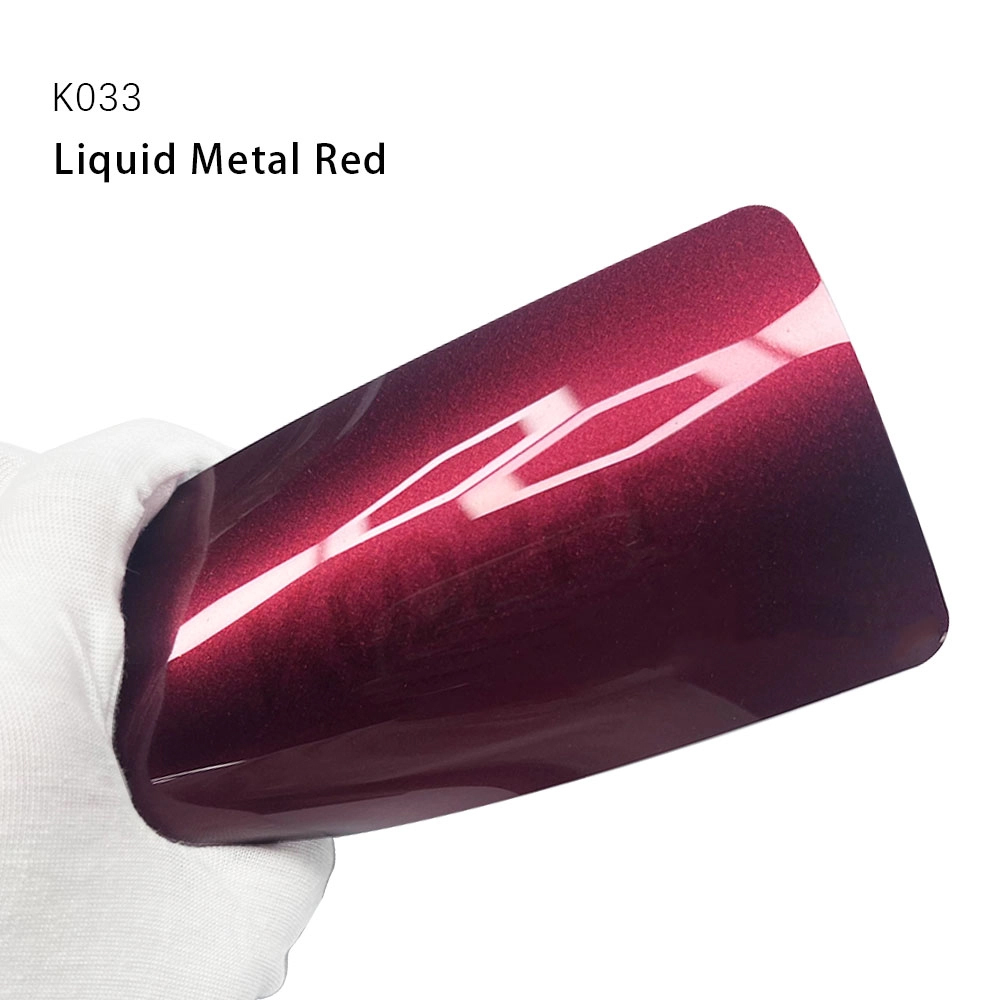 Liquid Metal Red TPU Color Car Paint Protection Self Healing PPF Wrap 8 Years Warranty