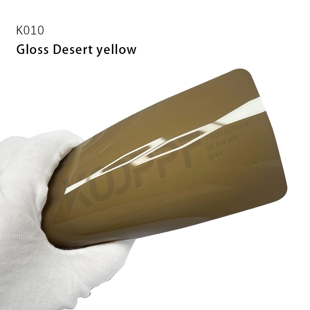 Gloss Desert Yeellow TPU Color PPF Self Healing Paint Protection Film Vehicle Car Wraps