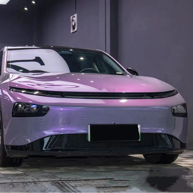 Magic Candy Flip Grey Purple TPU Color Car Paint Protection Film