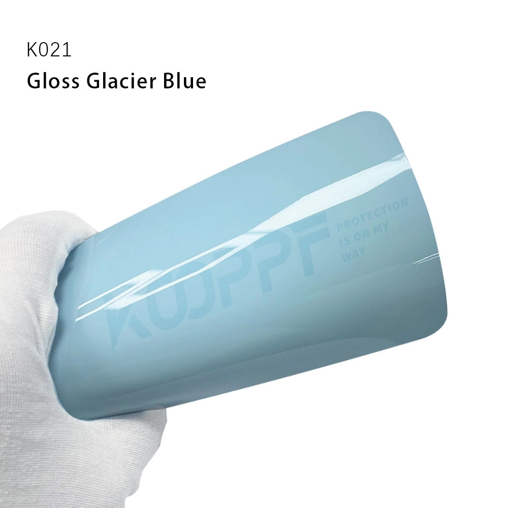 Car Wrap for Sale Gloss Glacier Blue TPU Color PPF Tesla Paint Protection Film For Car Wrap Shop
