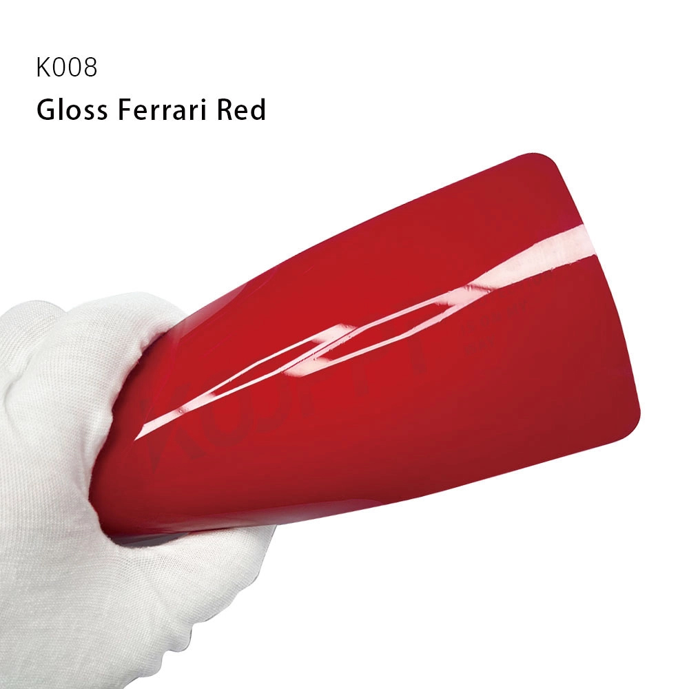Gloss Ferrari Red TPU Color Ppf Color Wrap Car Paint Protection Film 1.52*16M/roll