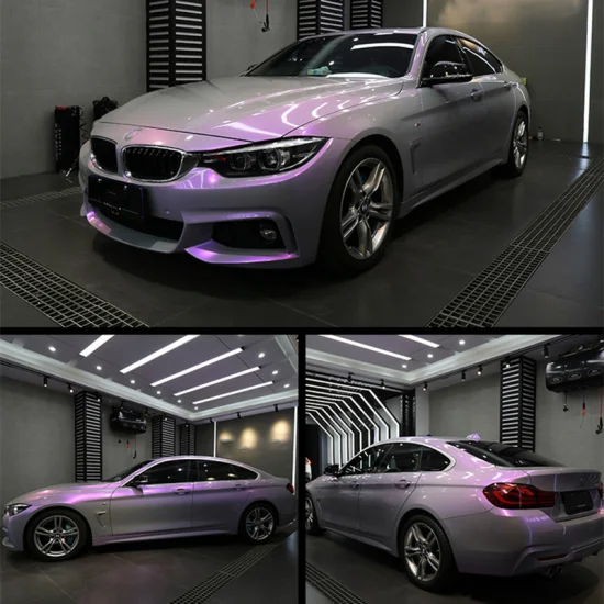 Magic Candy Flip Grey Purple TPU Color Car Paint Protection Film