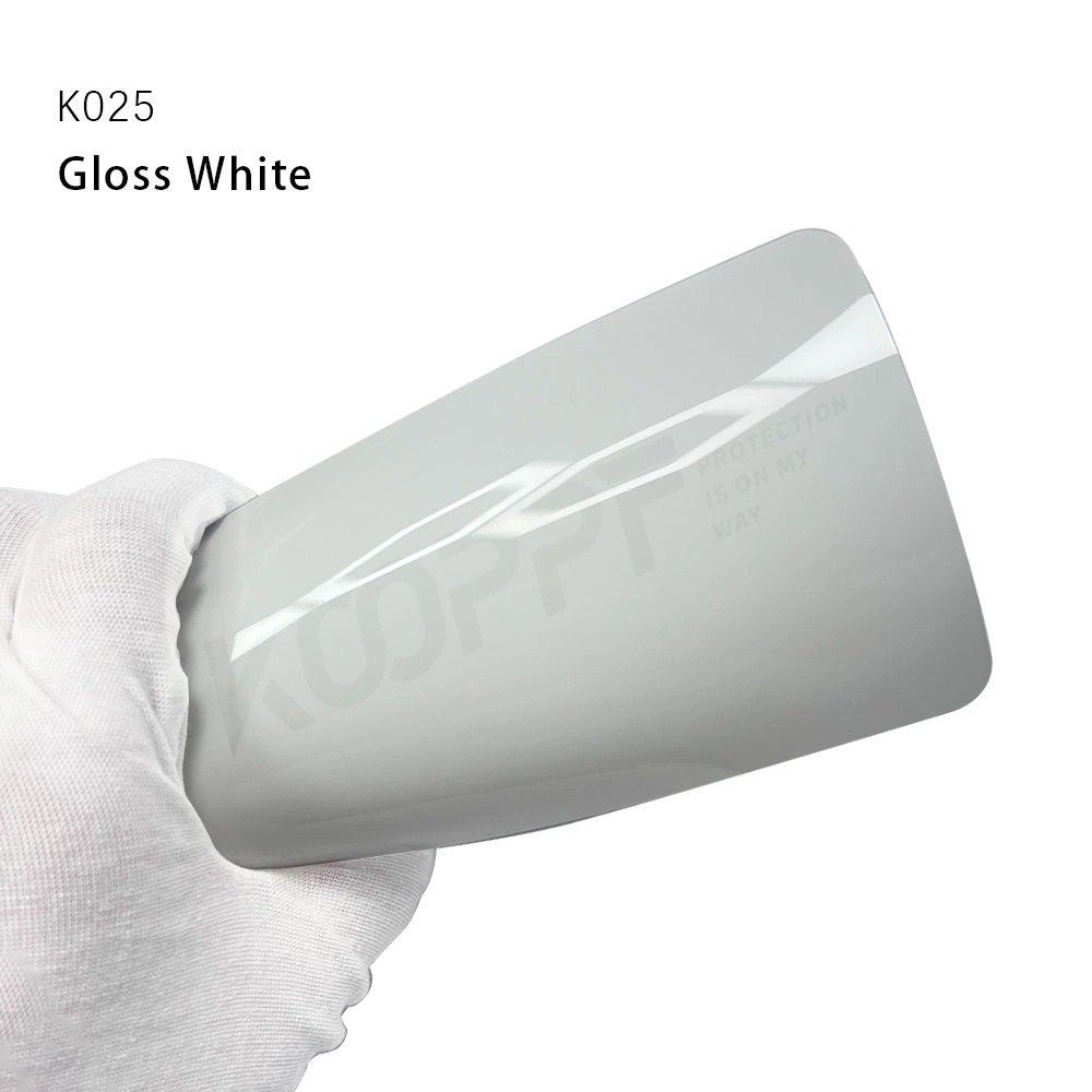 8.0mil Gloss White TPU Color Car Paint Protection Self HealingColoured Ppf Film For Car
