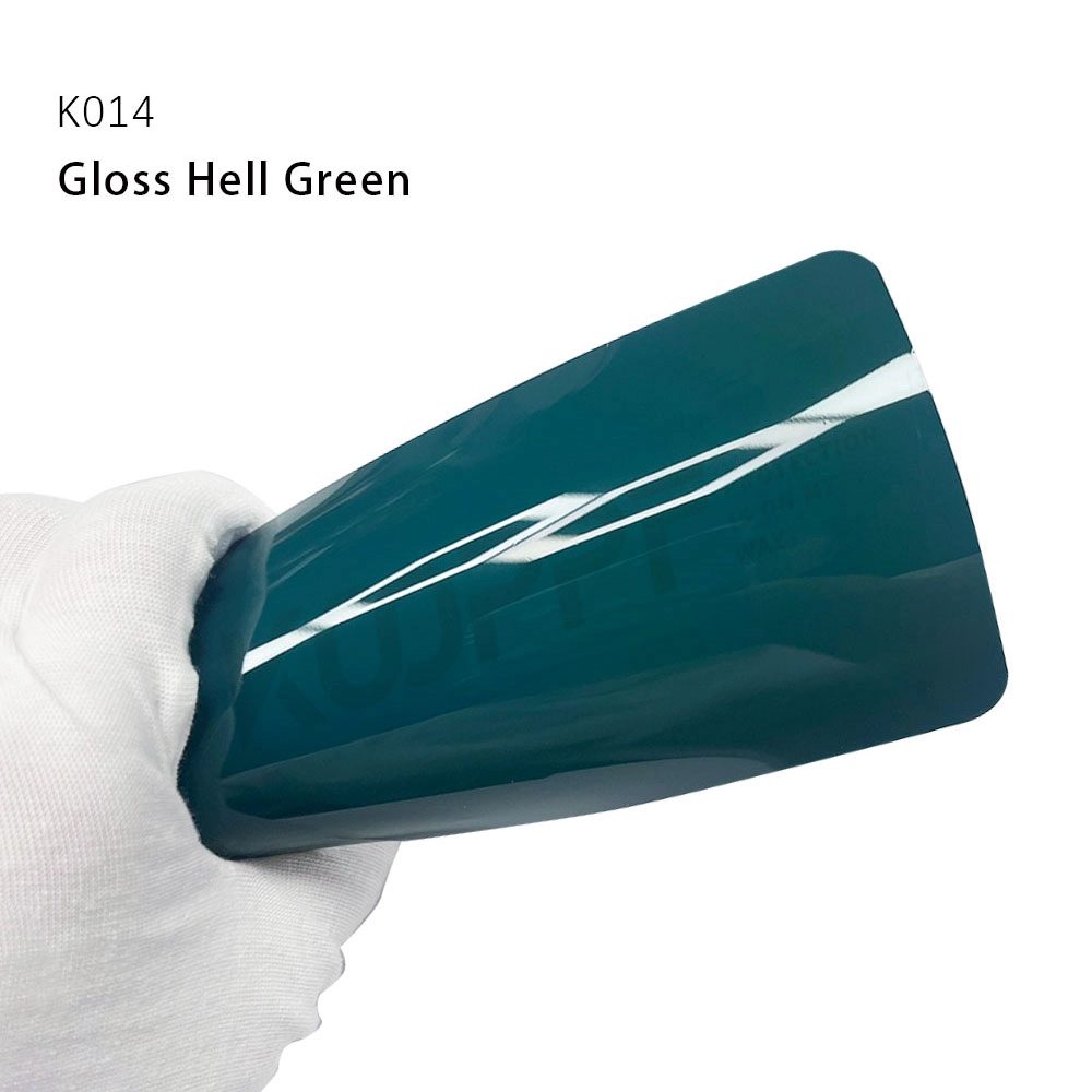 Custom Car Wraps Gloss Hell Green TPU Color PPF Paint Protection Film Full Body Car Full Body Wrap