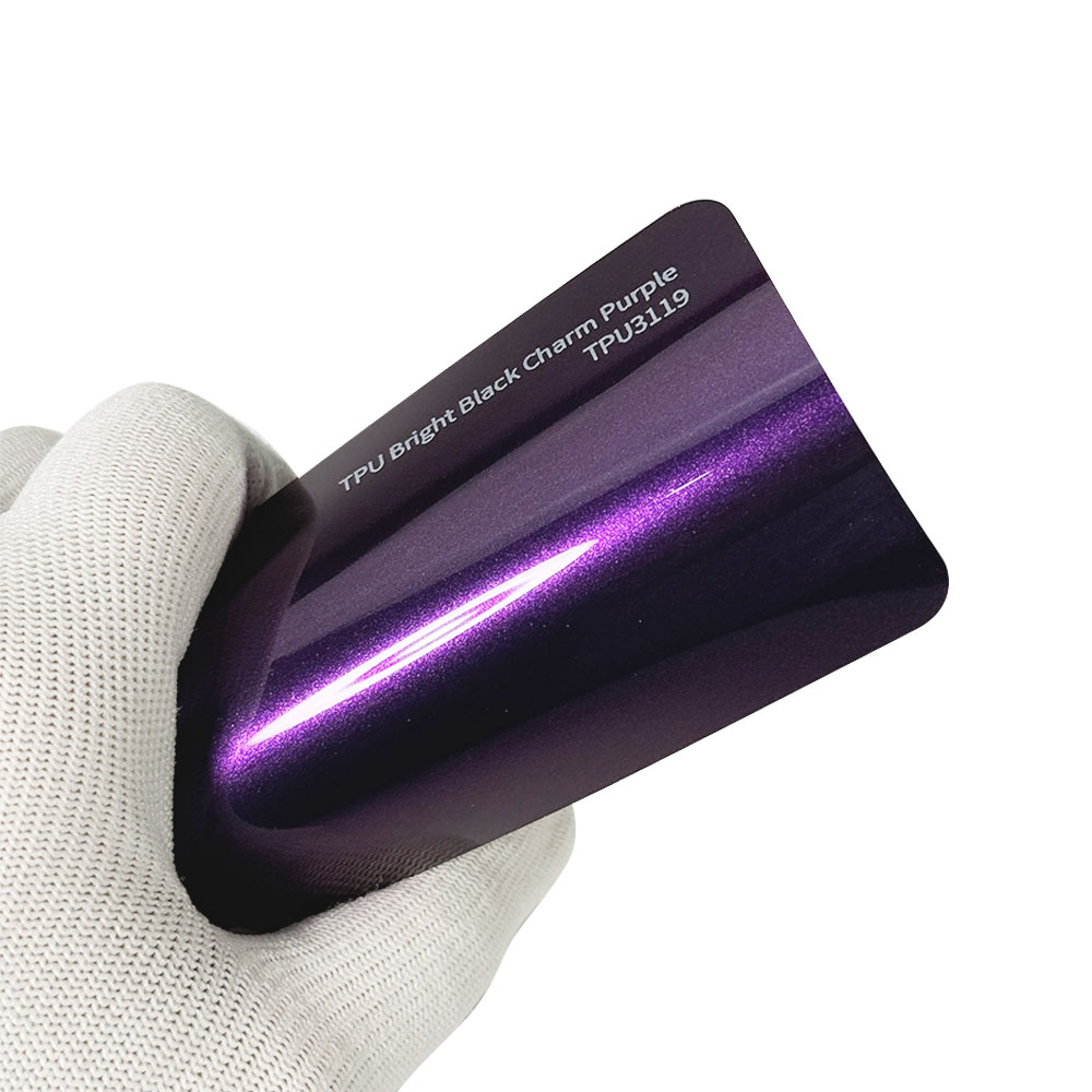 TPU Bright Black Charm Purple Color PPF TPU3119