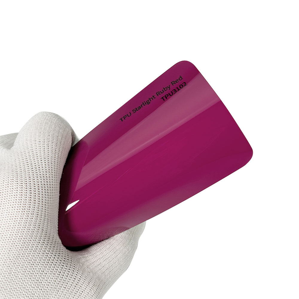 TPU Starlight Ruby Red TPU3102 Premium Color PPF Wrap