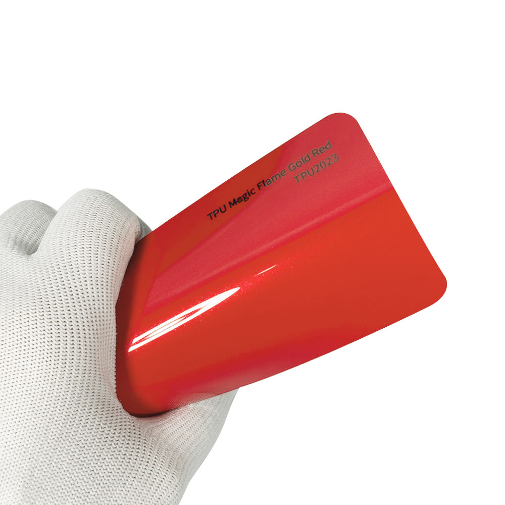 TPU Megic Flame Gold Red Color PPF TPU2023
