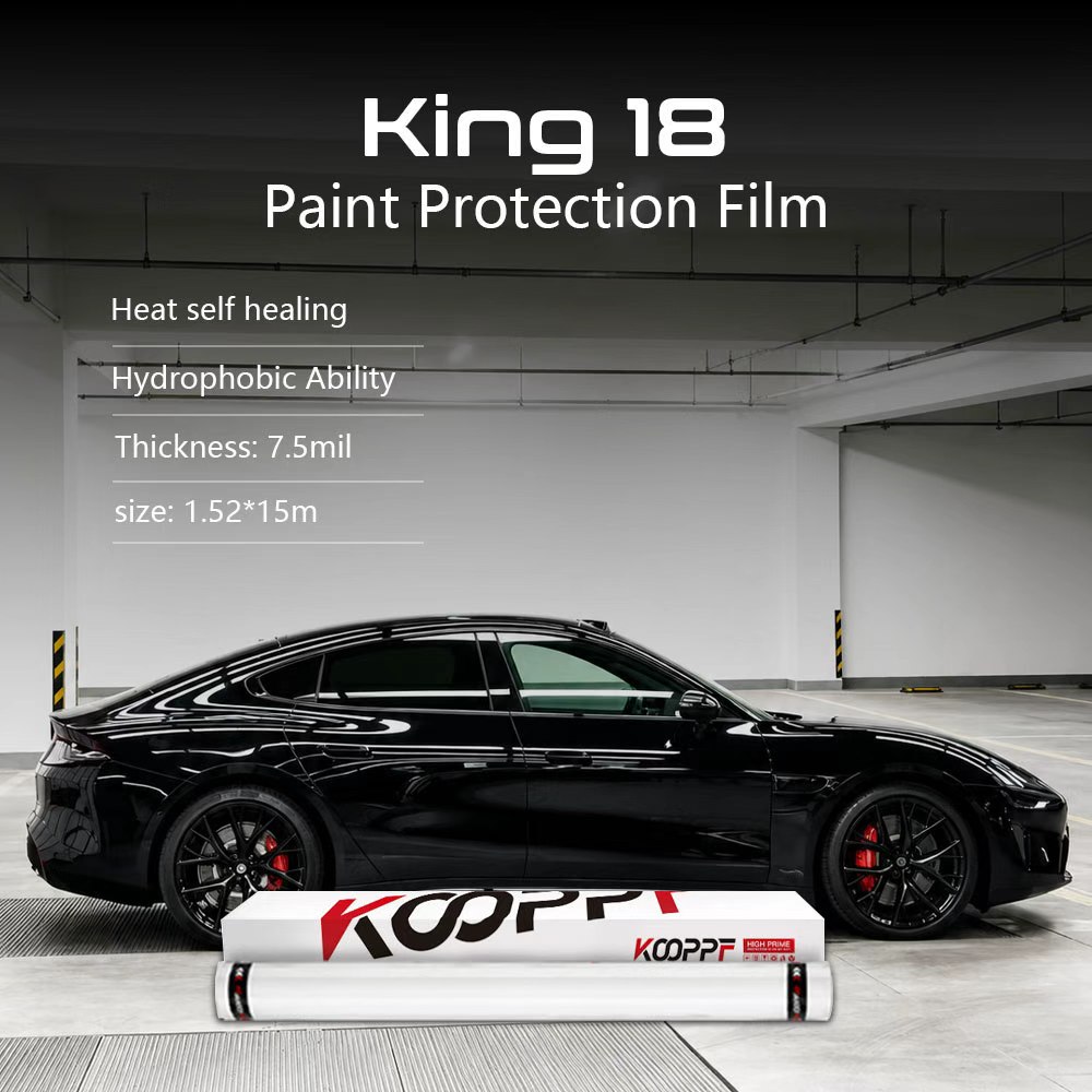 King 18 Heat Self Healing Gloss PPF Car Paint Protection Film