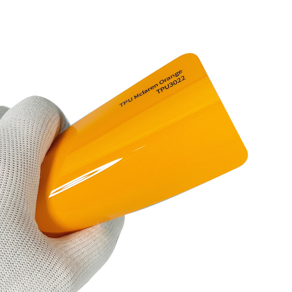 TPU Mclaren Orange TPU3022 colored ppf