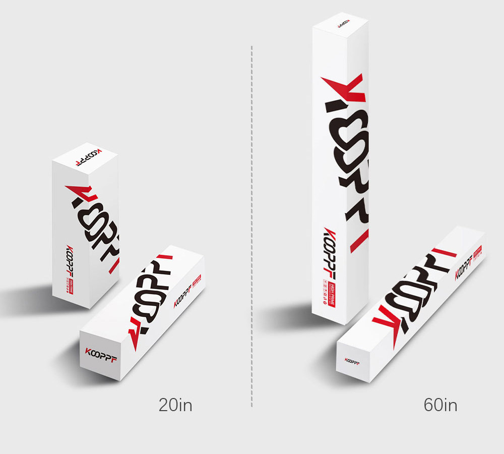 KOOPPF BOX Customizable box design with your logo, brand colors, and product information.