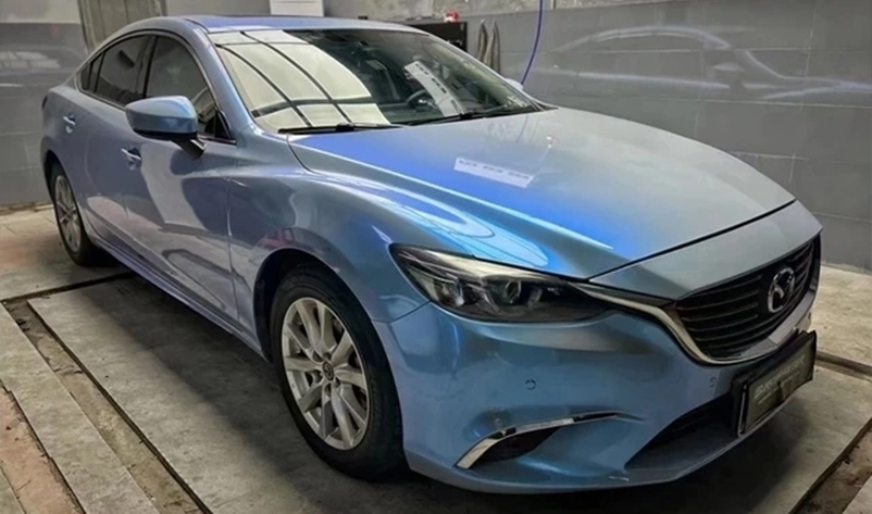 Magic Candy Flip Grey Blue TPU Color Car Paint Protection Film