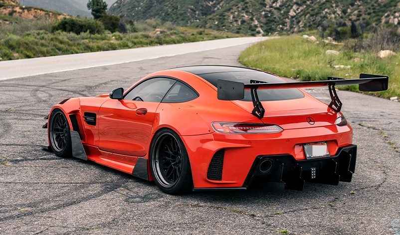 Gloss Lava Orange TPU Coloured PPF Car Paint Protection Film