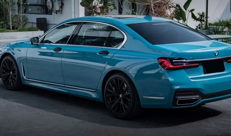 Gloss Tuscan Blue TPU Color Car Paint Protection Film
