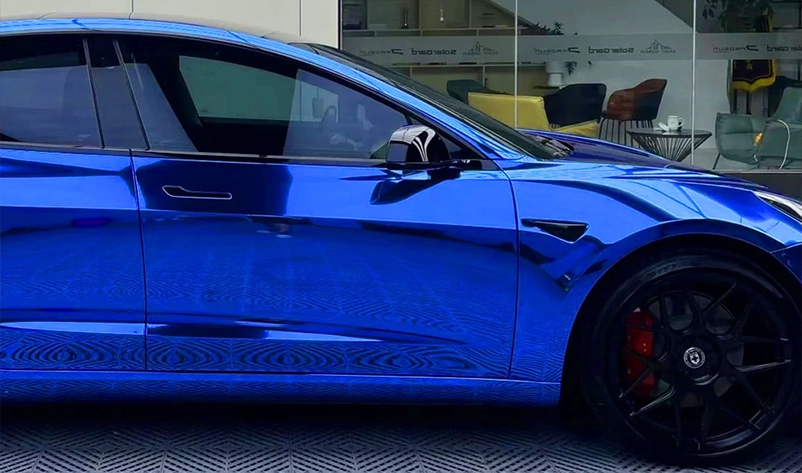 Super Chrome Nile Blue Paint Protection Film