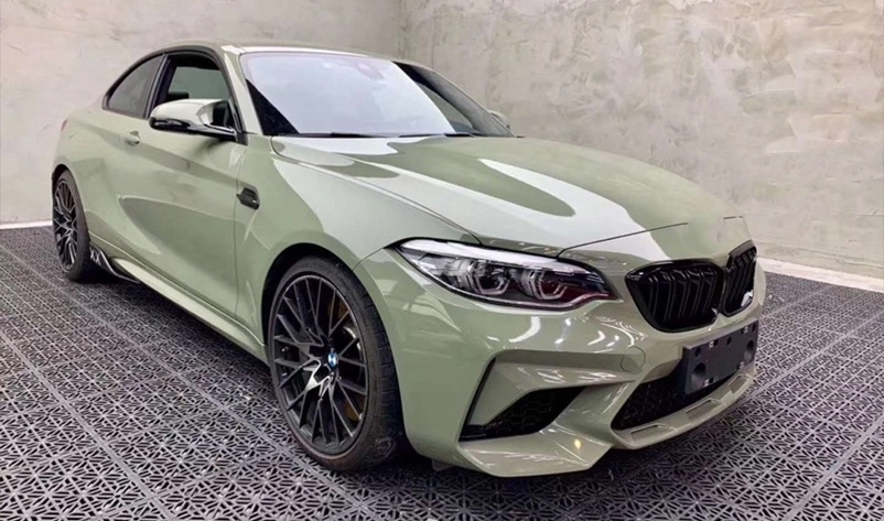 Gloss Khaki Green TPU Color Car Paint Protection Film