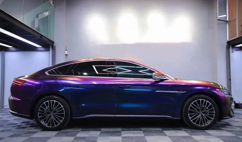 Violet Light TPU Color Car Paint Protection Film