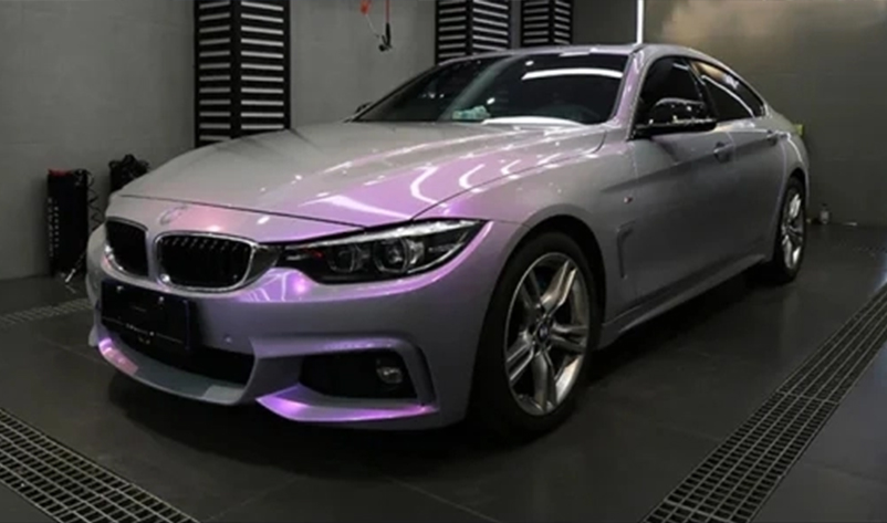 Magic Candy Flip Grey Purple TPU Color Car Paint Protection Film