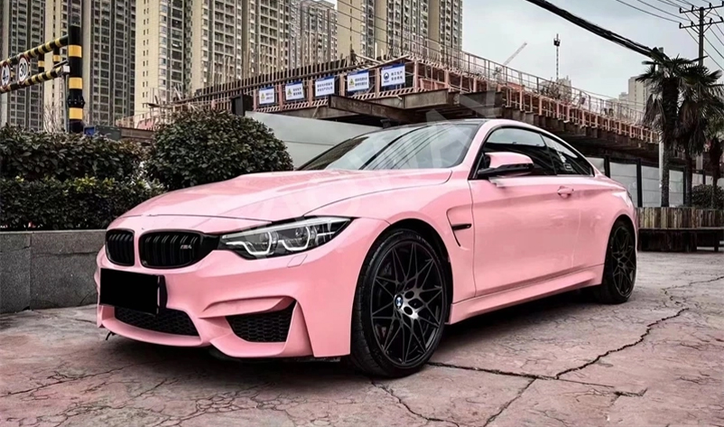 Gloss Rouge Pink TPU Color PPF Car Paint Protection Film