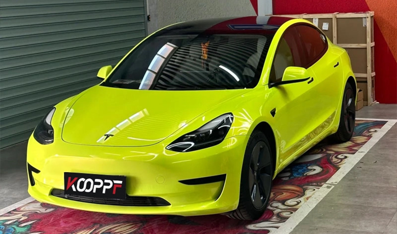 Phantom Lemon Yellow TPU Color Car Paint Protection Film
