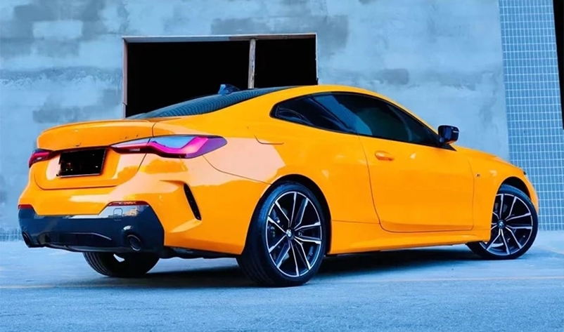 Gloss McLaren Orange TPU Color Car Paint Protection Film