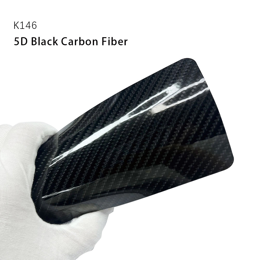 5D Black Carbon Fiber PPF TPU Car Care Products Paint Protection Film