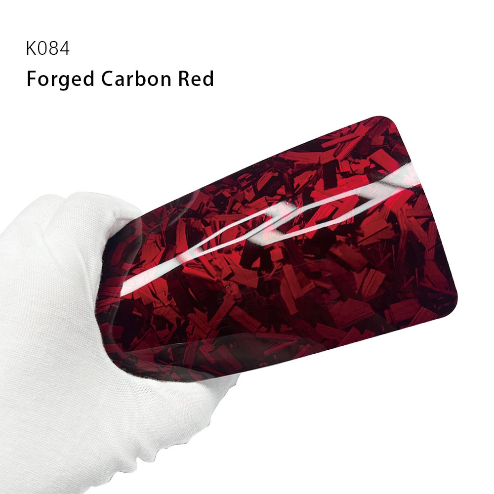 Forged Carbon Red PPF TPU Car Paint Protection Film