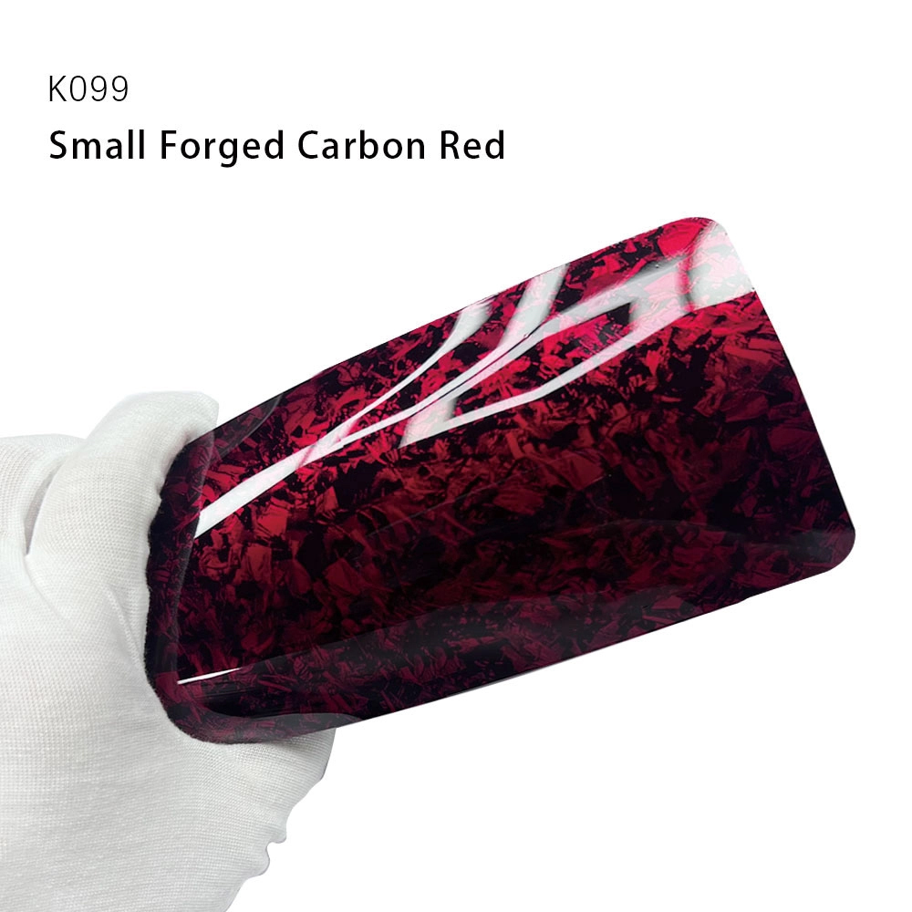 Small Forged Carbon Red TPU Car Paint Protection Film Colored Ppf Film